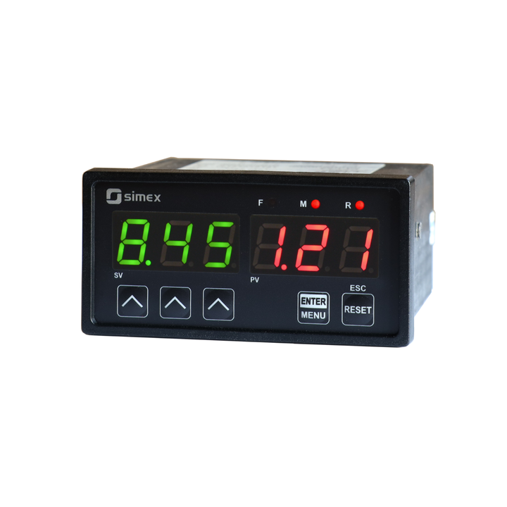 Panel dual-display temperature meter STN-94
