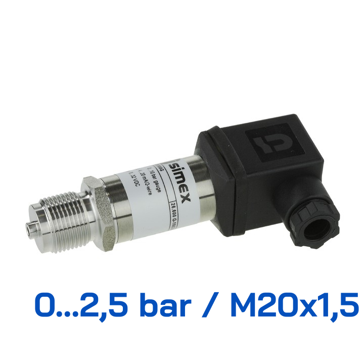 Przetwornik ciśnienia CCE-26.600G-2501-R-1-5-100-800-1-000