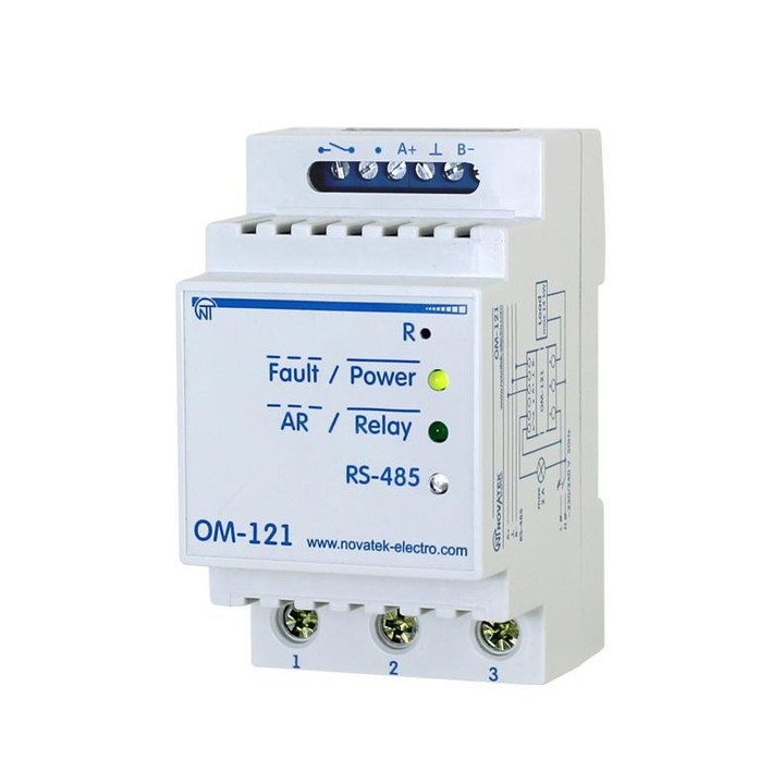 Ogranicznik mocy z miernikiem parametrów sieci OM-121